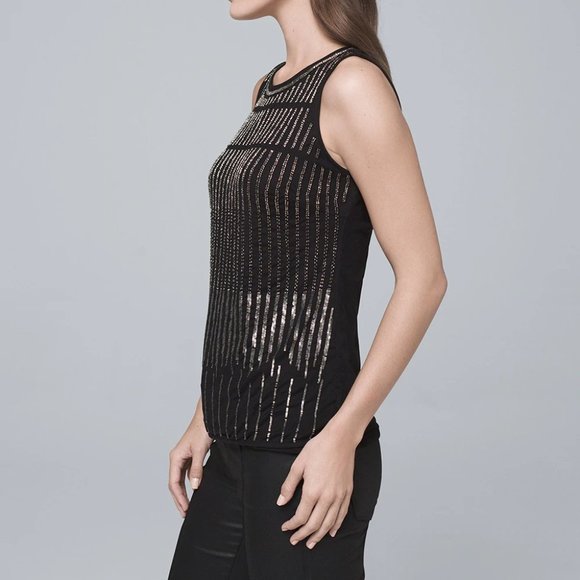 PETITE EMBELLISHED TANK - Picture 2 of 2